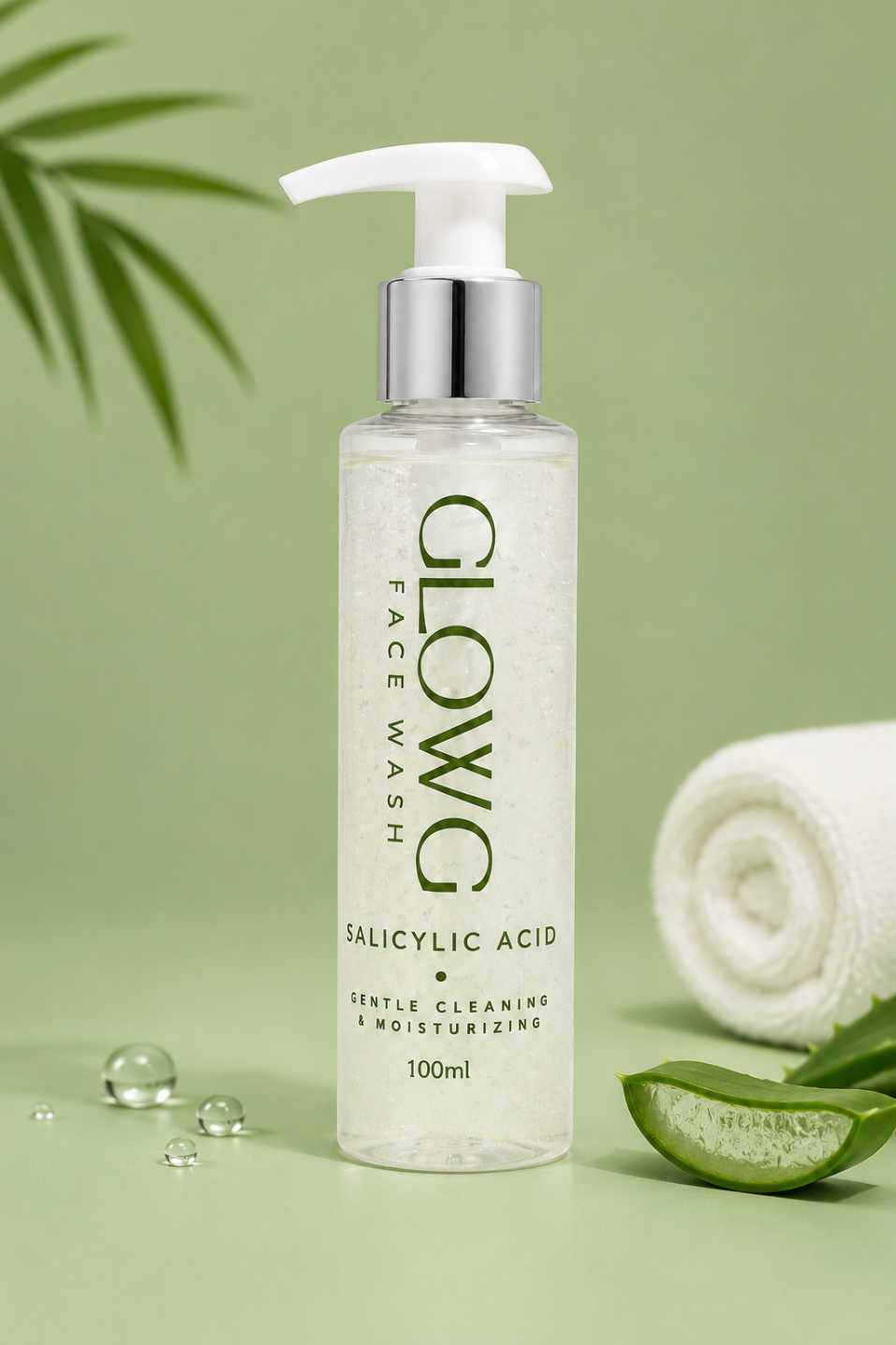 GLOW G Face Wash with Salicylic Acid – Gentle Cleansing & Moisturizing | 100ml