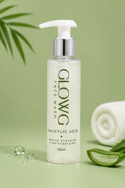 GLOW G Face Wash with Salicylic Acid – Gentle Cleansing & Moisturizing | 100ml