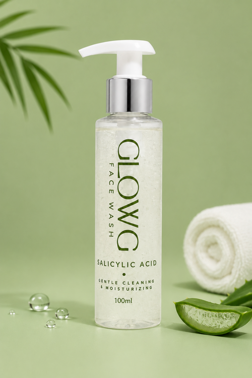 GLOW G Face Wash with Salicylic Acid – Gentle Cleansing & Moisturizing | 100ml