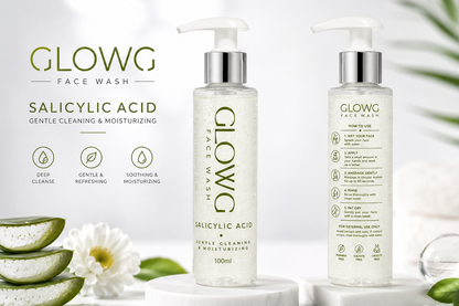 GLOW G Face Wash with Salicylic Acid – Gentle Cleansing & Moisturizing | 100ml