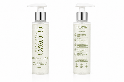 GLOW G Face Wash with Salicylic Acid – Gentle Cleansing & Moisturizing | 100ml